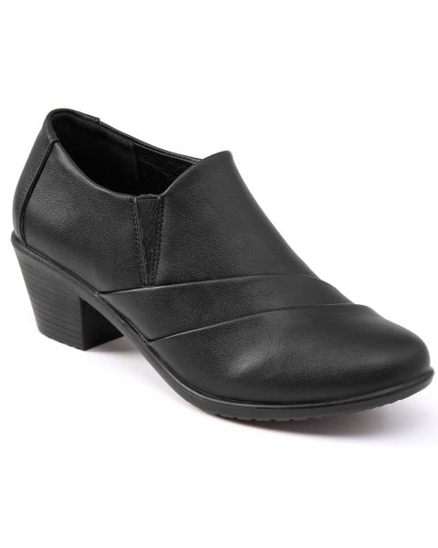 Women Shoes Cotton Traders Affordable Black Heeled Trouser Shoes