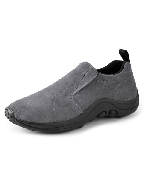 Graphite Shoes Cotton Traders Dependable Women’s Wide Fit Suede Slip-Ons Women