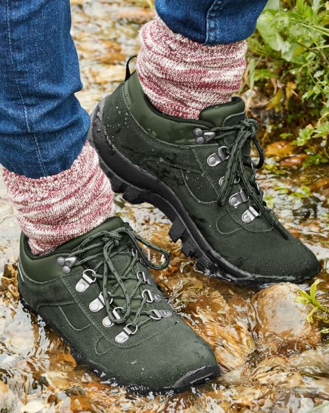 Cotton Traders Leather Waterproof Walking Shoes Unbelievable Discount Forest Women Walking Shoes