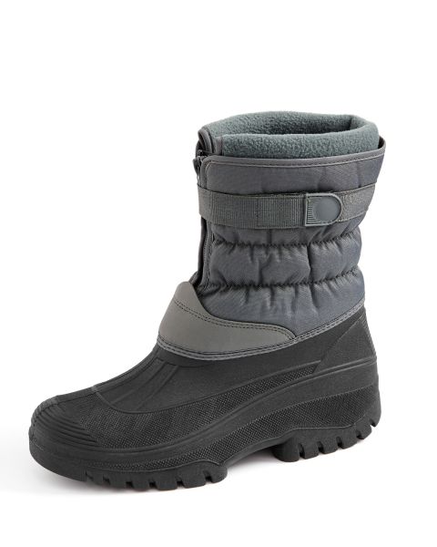 Highland Padded Boots Trusted Men Grey Boots Cotton Traders