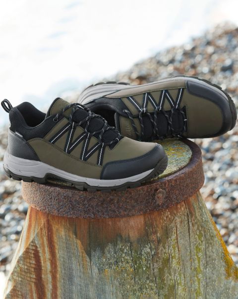 Cotton Traders Shoes Juniper Men Hydroguard® Tape Detail Walking Shoes Functional