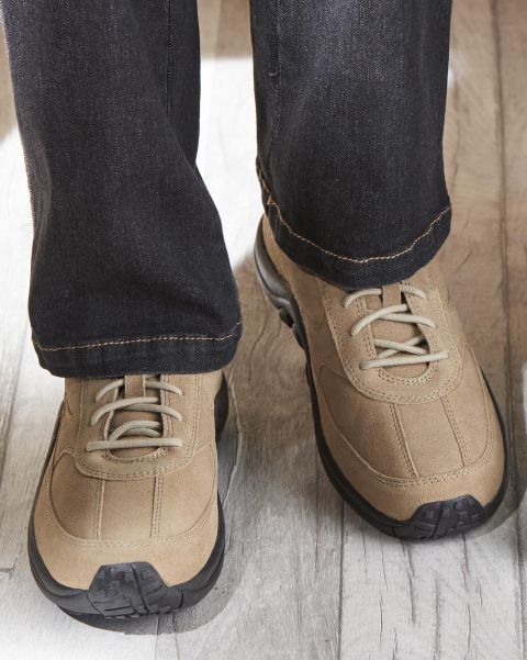 Pecan Luxurious Men Cotton Traders Men's Suede Lace-Up Shoes Shoes