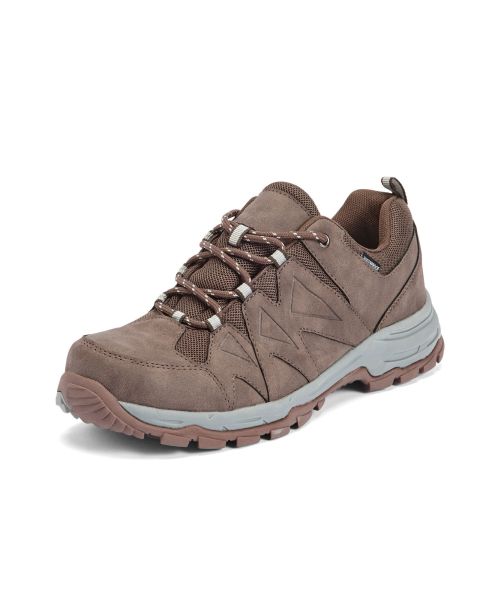 Cotton Traders Men Hydroguard® Panel Detail Walking Shoes User-Friendly Dark Mocha Walking Shoes