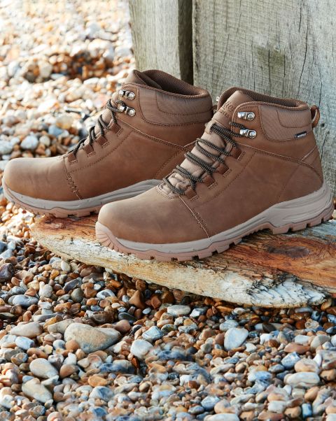 Tan Hydroguard® Walking Boots Men Money-Saving Cotton Traders Walking Shoes