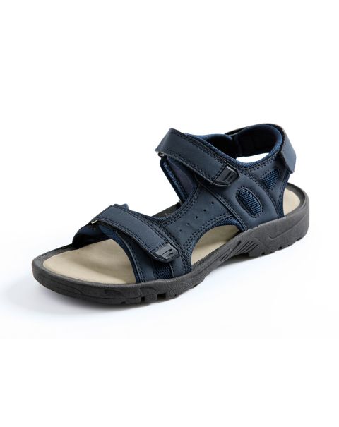 Mid Blue Unisex Trekker Sandals Cotton Traders Sandals Optimize Men