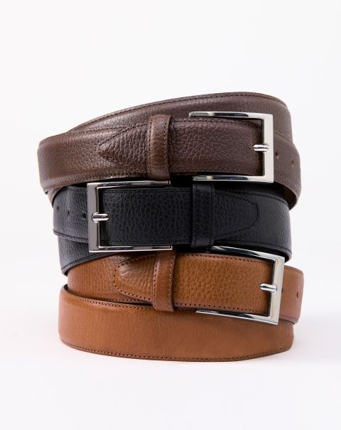 Fashion Cotton Traders Men Belts Smart Leather Belt