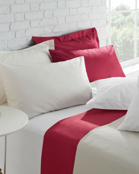 Customized 400 Thread Count Flat Sheet Cotton Traders Single Bed Sheets & Pillowcases Home