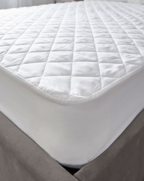 Duvets Pillows & Protectors Professional Home Cotton Traders White Anti-Allergy Mattress Protector