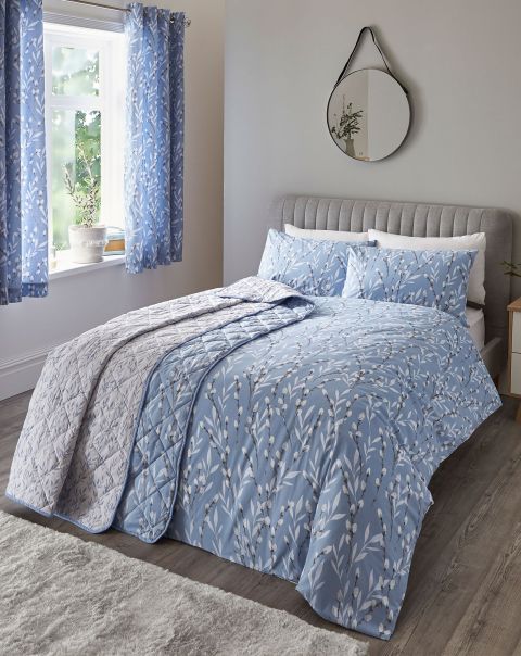 Willow Trail Bedspread Bedspreads Cotton Traders Home Liquidation Blue