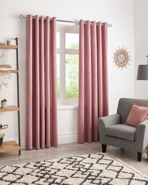 Home Reliable Curtains Sorbonne Eyelet Curtains Cotton Traders
