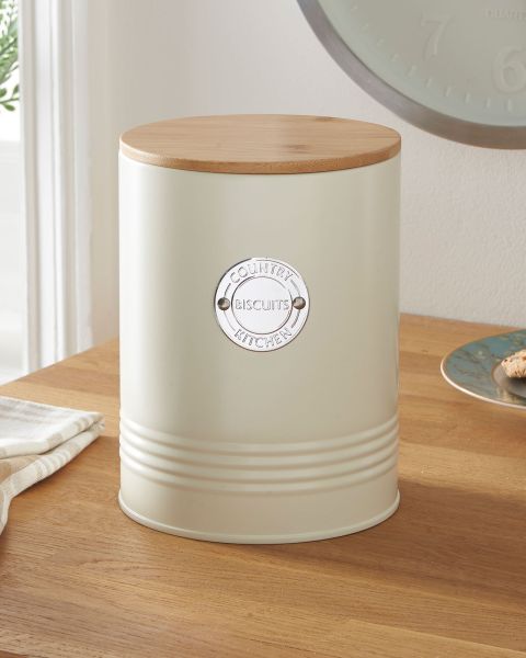 Cotton Traders Accessories Cream Home Biscuit Tin Hot
