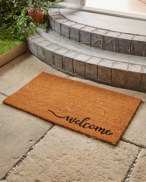 Accessories Natural Home Cotton Traders Shop Coir Welcome Doormat