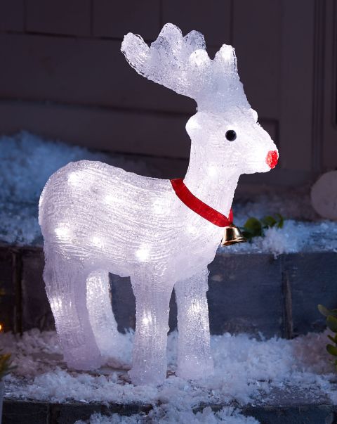 Reindeer Indoor/Outdoor Light Up Reindeer Home Nourishing Cotton Traders Outdoor Lighting